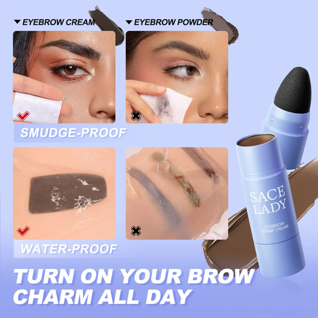 🌟 SACE LADY Waterproof Eyebrow Powder Kit – Achieve Perfect, Long-Lasting Brows in Minutes!