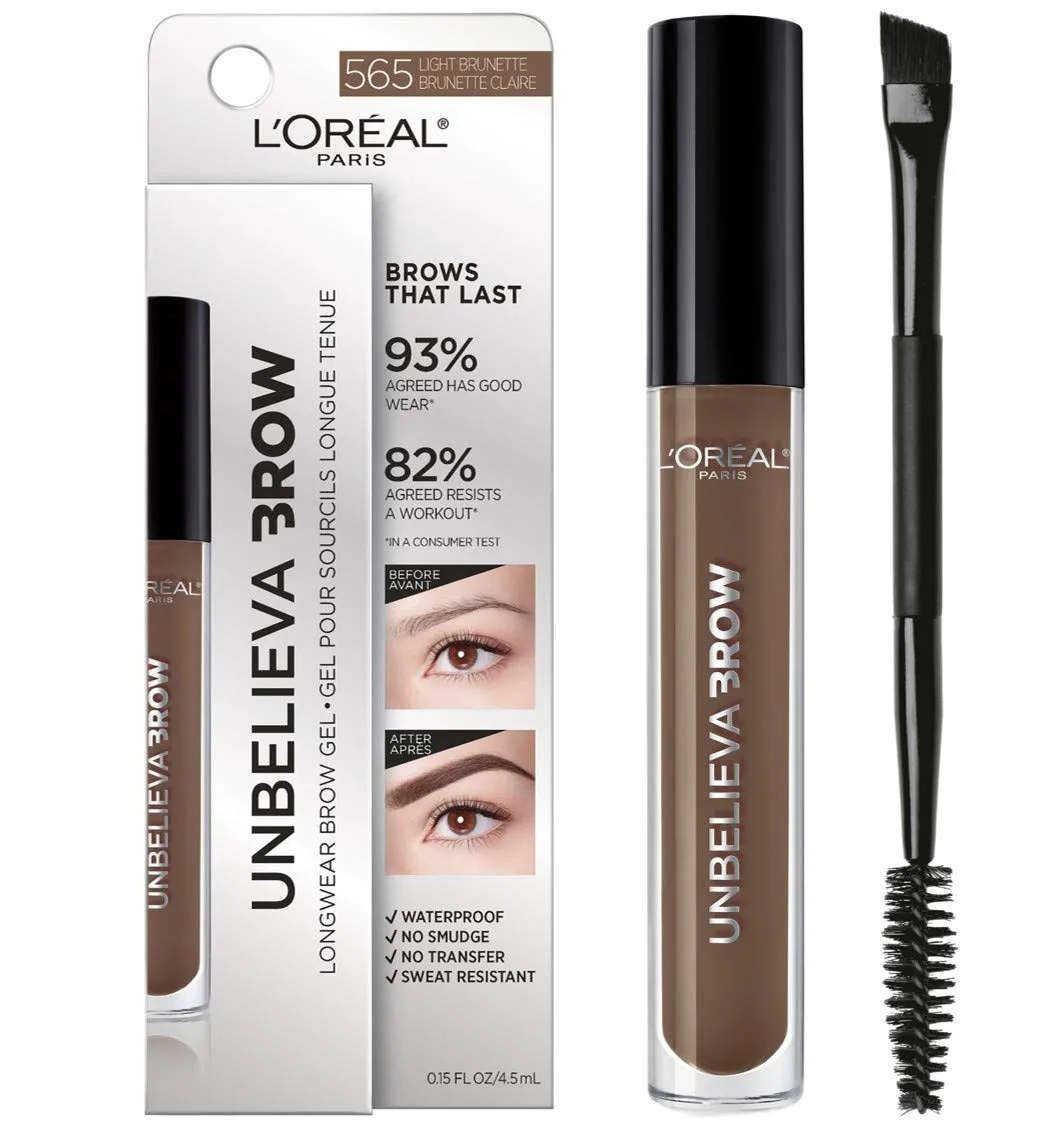 L'Oreal Paris Unbelieve-Brow Longwear Waterproof Brow Gel,