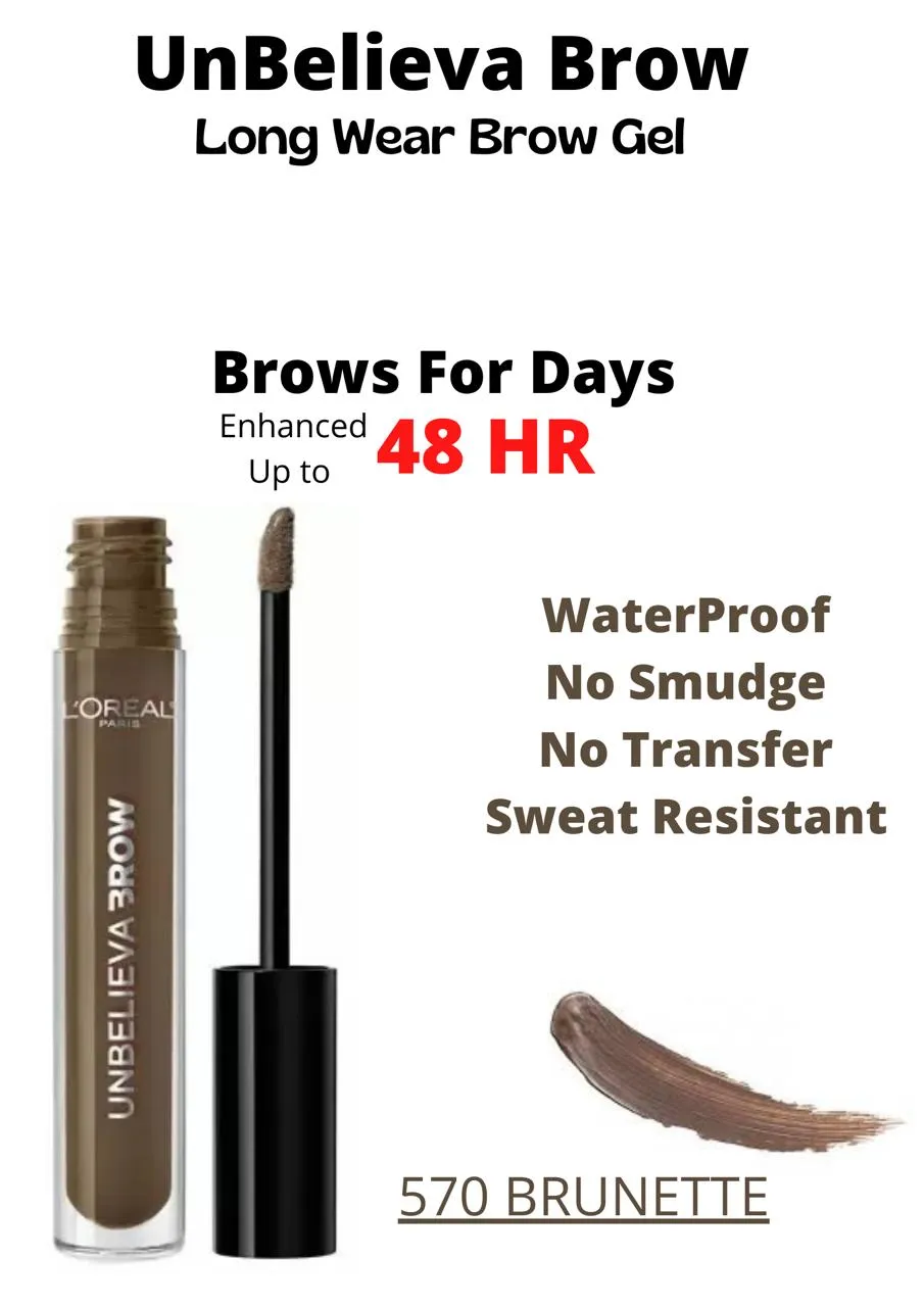 L'Oreal Paris Unbelieve-Brow Longwear Waterproof Brow Gel,