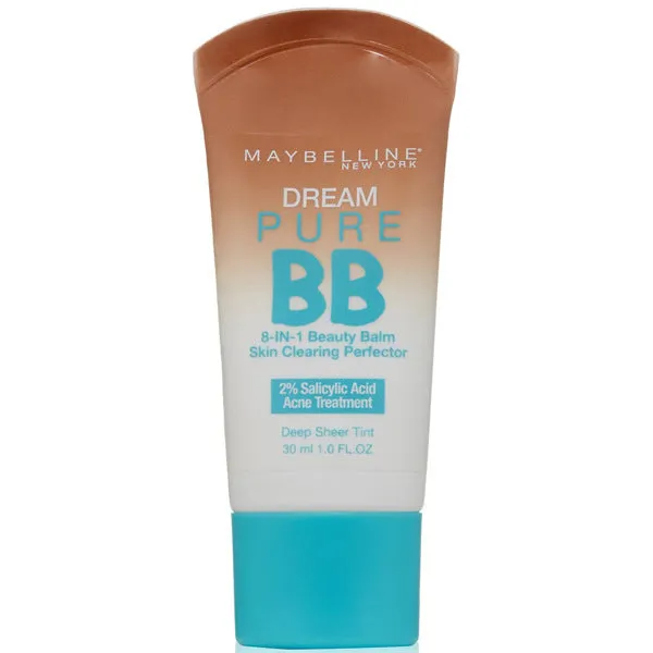 MAYBELLINE - Dream Pure BB Cream Skin Clearing Perfector 140 Deep - 1 fl. oz. (30 ml)