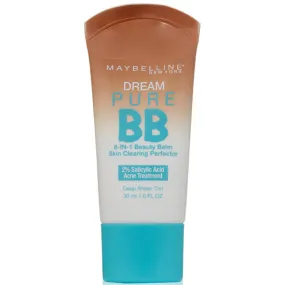 MAYBELLINE - Dream Pure BB Cream Skin Clearing Perfector 140 Deep - 1 fl. oz. (30 ml)
