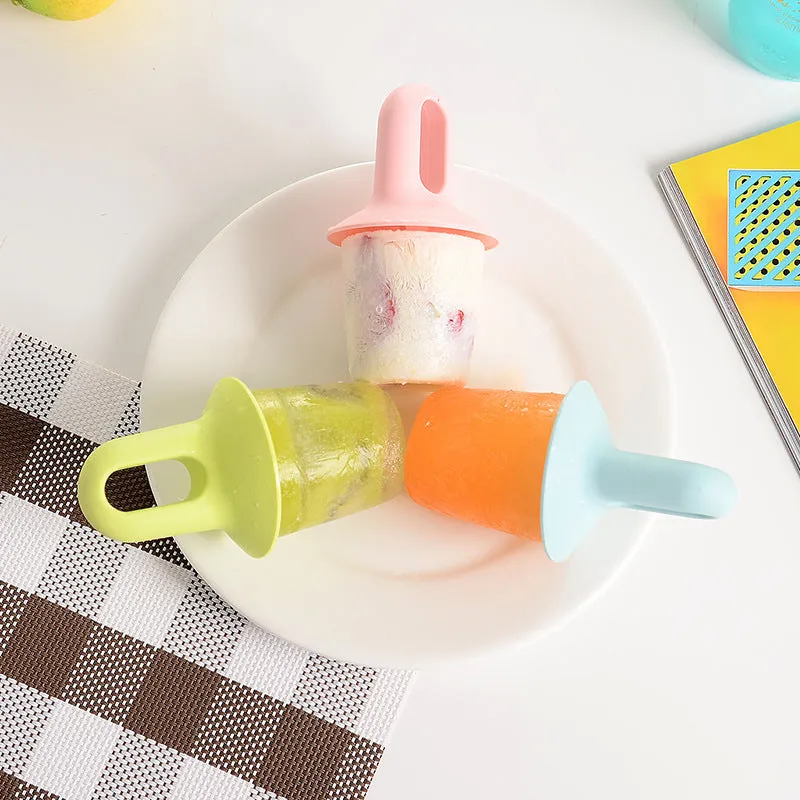 Mini Jelly Lip Gloss Mold Children's Lips Maker Popsicle Ice Cream Mold Household Ice Tray