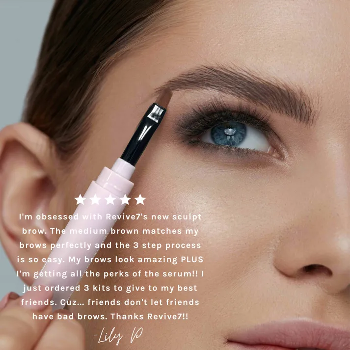 Revive7 Sculpt Brow Tinted Brow Gel (Medium Brown)